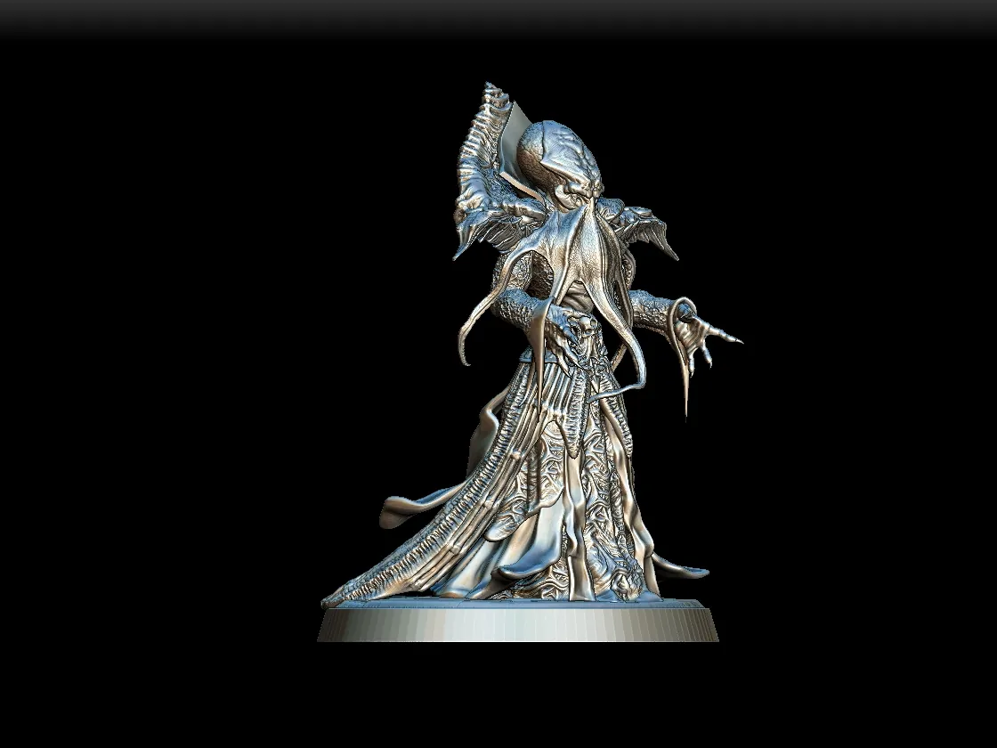 Angle View displaying triangular silhouette and extended claws