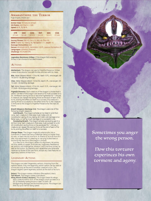 Purple dragon D10 resin display model Stanley Morrison Dragon Dice D10 sculpt