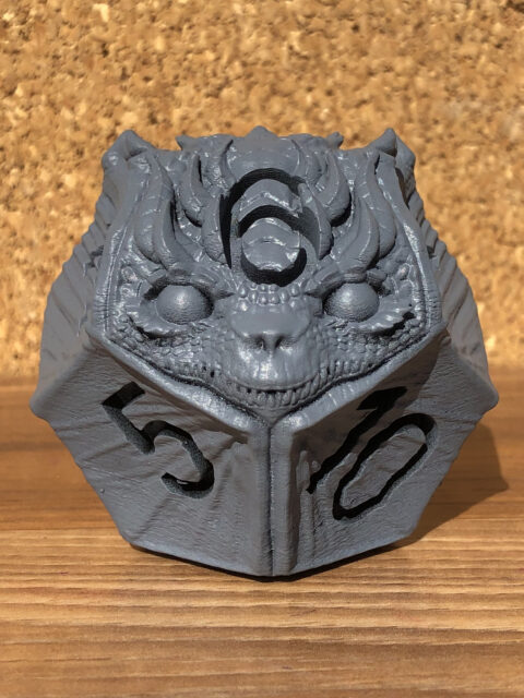 Stanley Morrison Dragon Dice D12 sculpt