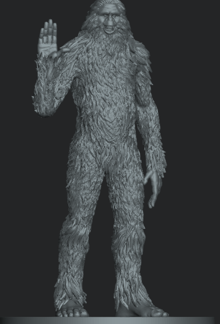 Blurry the Sasquatch resin miniature