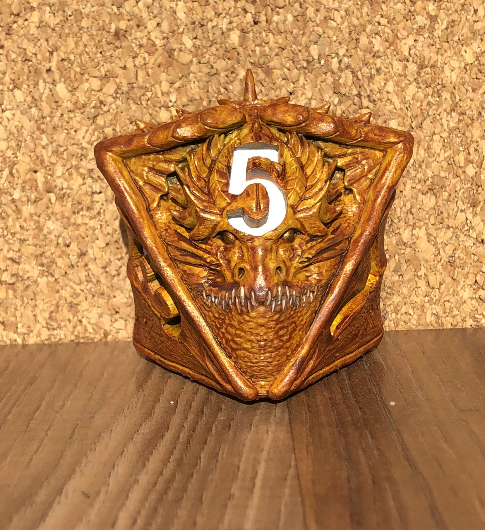 Stanley Morrison Dragon Dice D8 sculpt