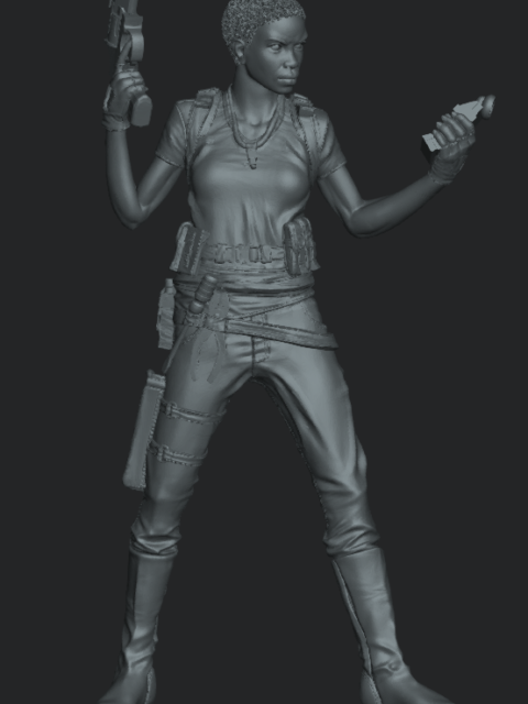 Dr Donna Haskin resin miniature