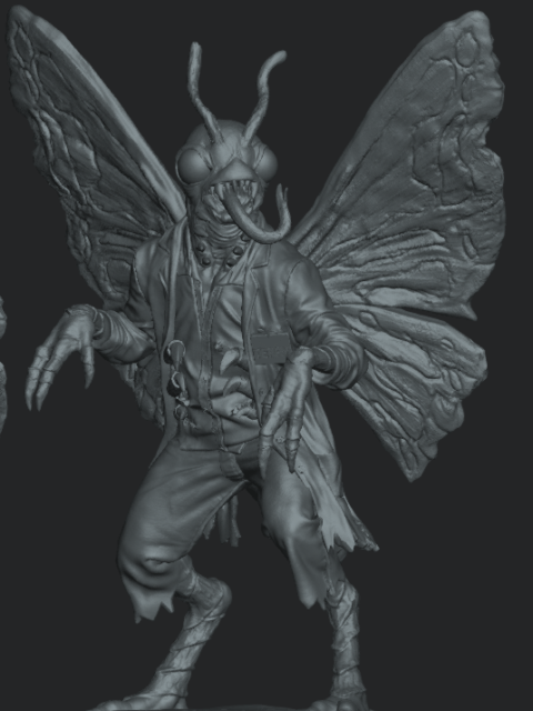 Dr. Terry the Mothman resin miniature