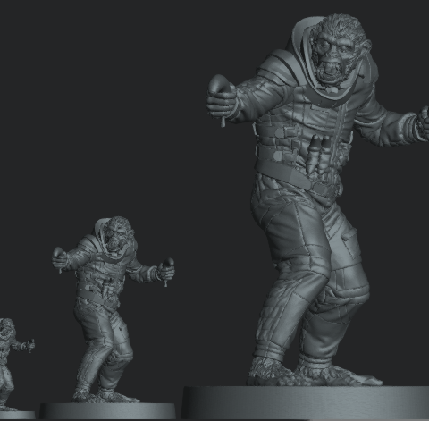 Joey Fixit multi-scale resin model ready to paint