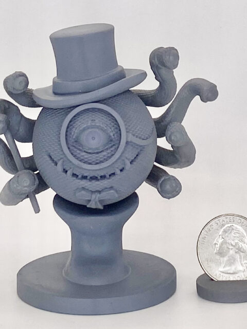 Close-up perspective of facial lens and hat brim