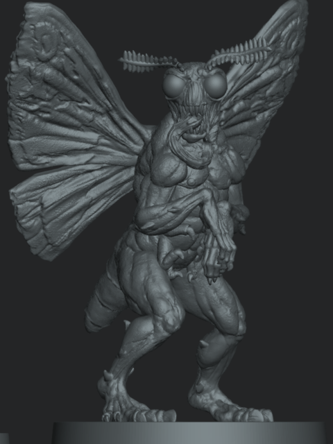Maury the Mothman resin miniature