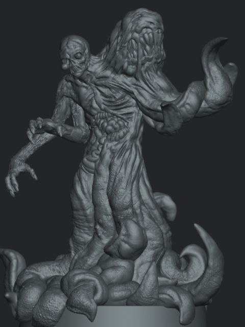 Mutant Commander resin miniature