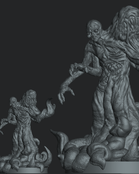 Multi-scale Mutant Commander resin model