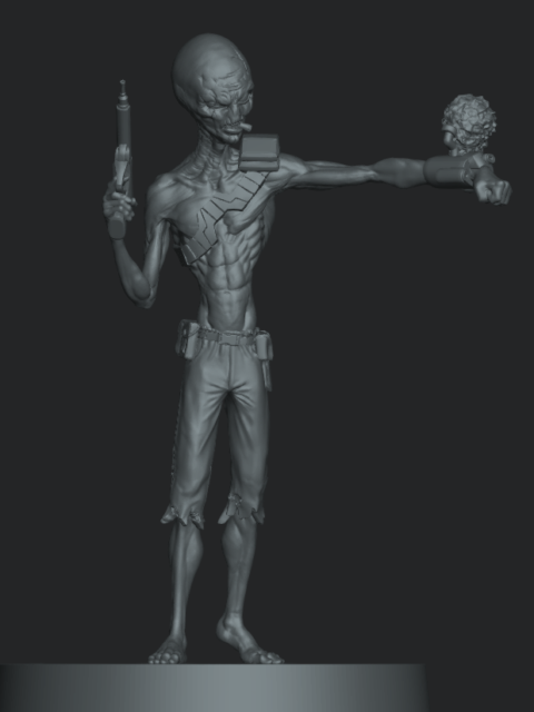 Raylock G’ylax resin miniature