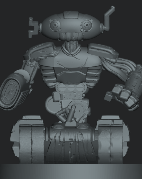 Robot Commander resin miniature