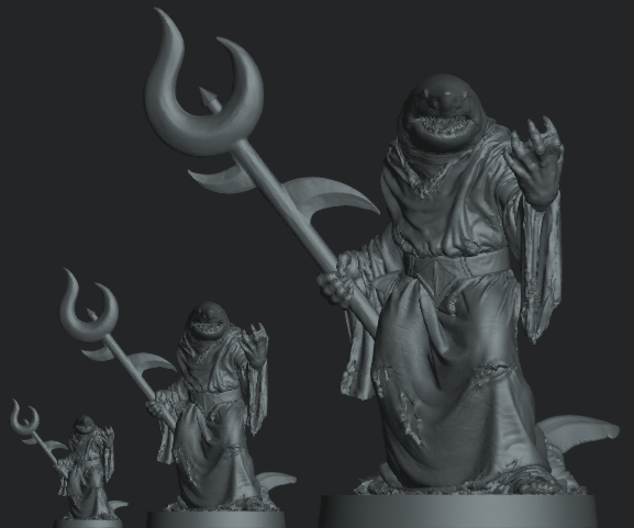 Sharkasaurus 3D Printed Miniature – Escape from Dulce - Image 2