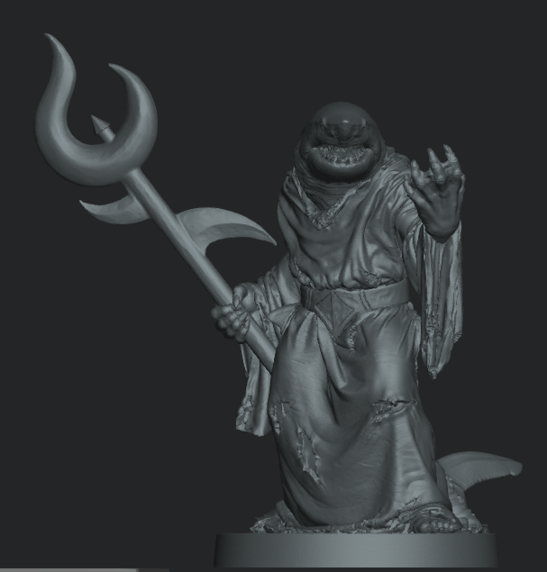 Sharkasaurus 3D Printed Miniature – Escape from Dulce