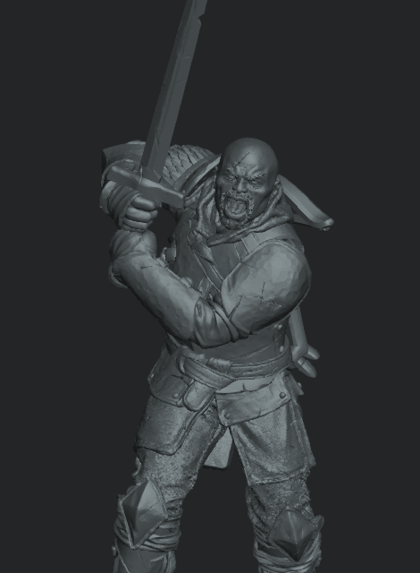 Sir Reginald the Cleaver resin miniature