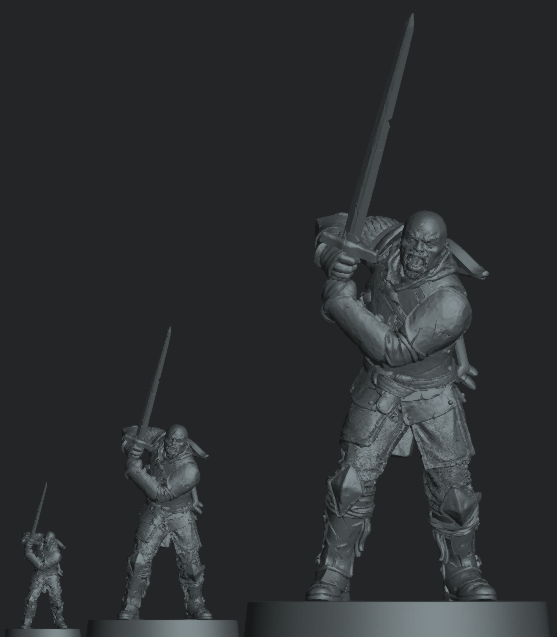 Multi-scale Sir Reginald display model