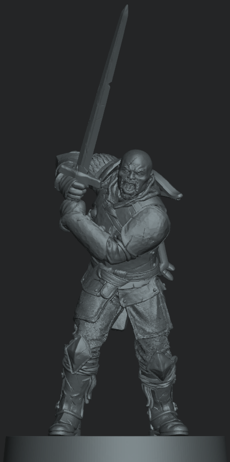 Sir Reginald the Cleaver resin miniature