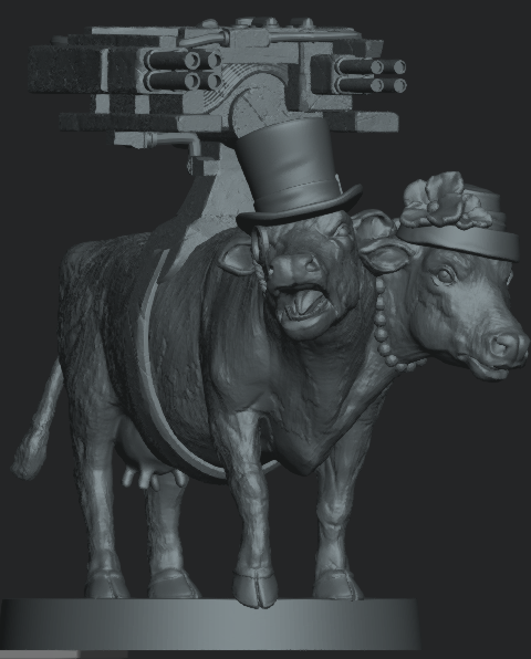 Snippy Von Bell resin miniature