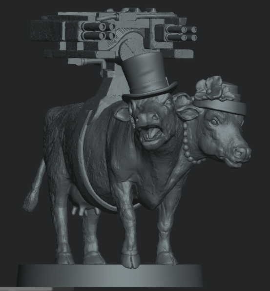 Snippy Von Bell resin miniature