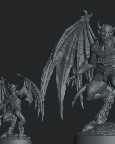Multi-scale Jersey Devil model