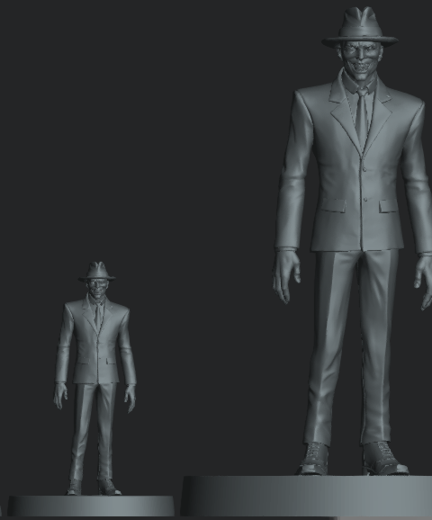 Multi-scale Man in Black display model