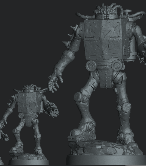 Multi-scale Uber Robotor model