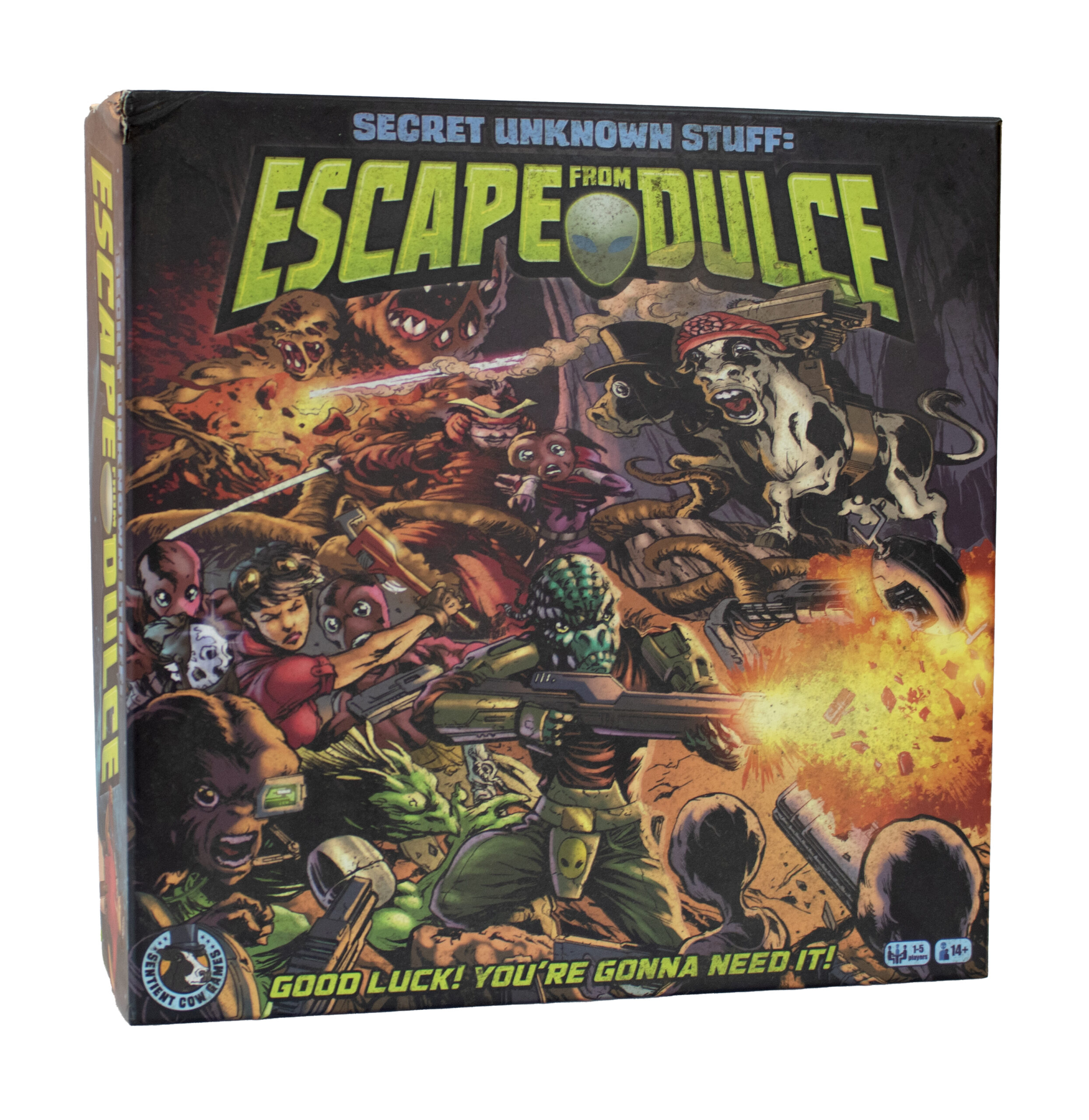 Escape from Dulce board game box front