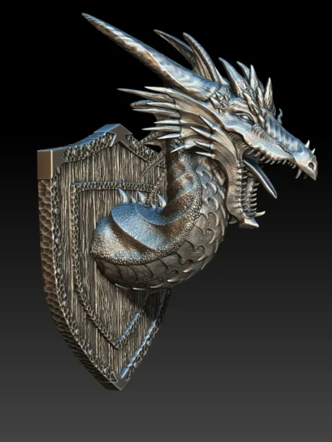 07 Galizra The Blue Dragon Trophy Bust – Monstrous Menagerie