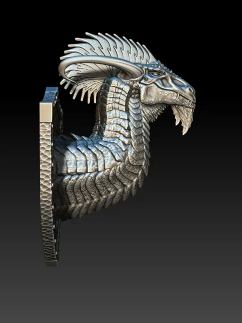 Right Profile highlighting arched neck curve, textured scale rows, and tapered whiskers