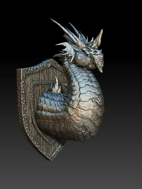 11 Livissa Iron Dragon Trophy Bust – Monstrous Menagerie