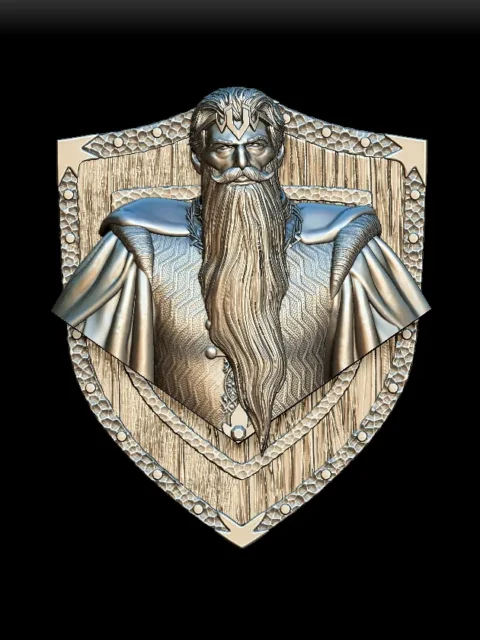 49 Cloud Giant Trophy Bust – Monstrous Menagerie Angled View highlighting shoulder armor