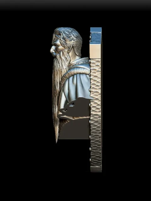 Left Profile emphasizing facial structure and refined sculpting