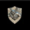 51 Ice Troll Trophy Bust – Monstrous Menagerie Angled View highlighting crystalline shoulder detail