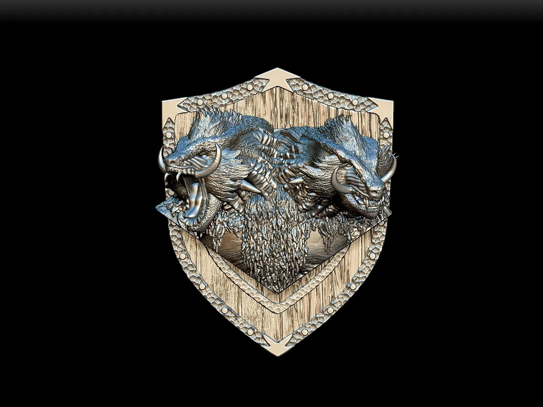 57 Demogorgon Trophy Bust – Monstrous Menagerie Angled View highlighting horn and tusk detail