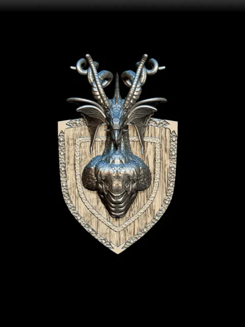 58 Faerie Dragon Trophy Bust – Monstrous Menagerie Front View highlighting refined facial detail