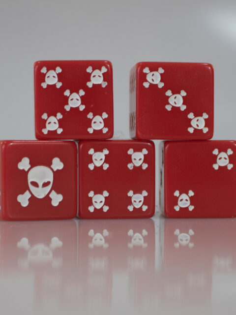 Oversized Stat Check Dice set of five