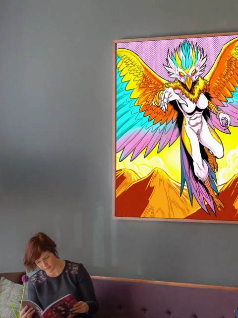 Alkonost Art Fantasy Wall Art from Ward TCG