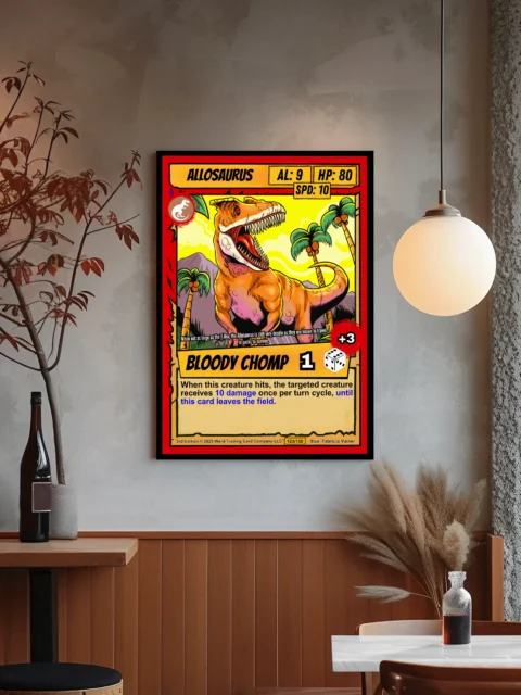 Allosaurus Gallery Archival Print from Ward TCG
