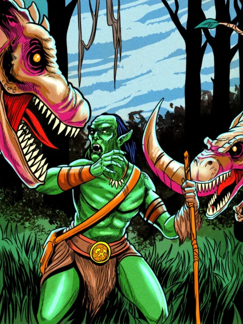 Alternative view of Ambush Art Fantasy Art Print from Ward TCG