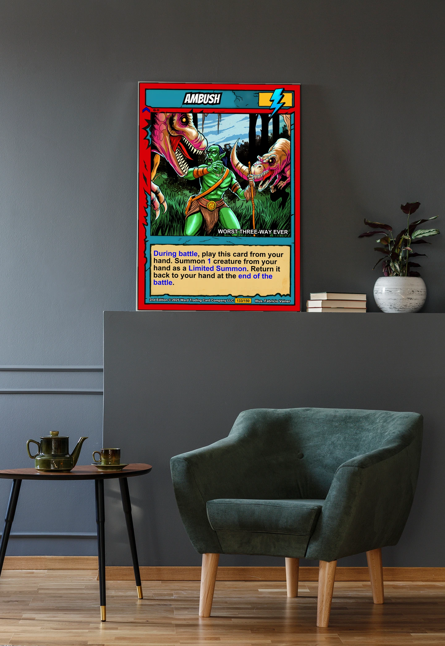 Ambush Fantasy Canvas Print from Ward TCG - Image 4