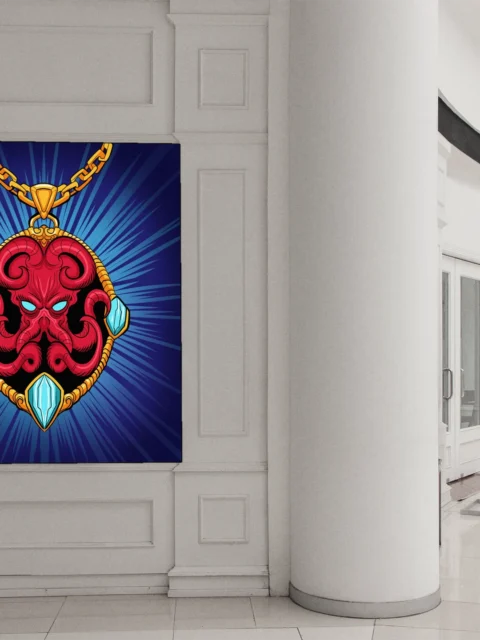 Amulet Of The Titan Art Fantasy Art Print from Ward TCG