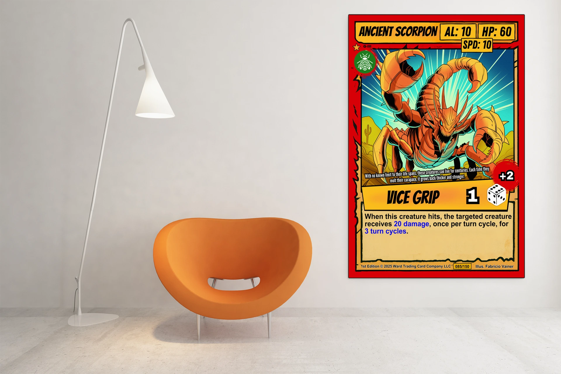 Ancient Scorpion Gallery Canvas Print from Ward TCG - Image 4