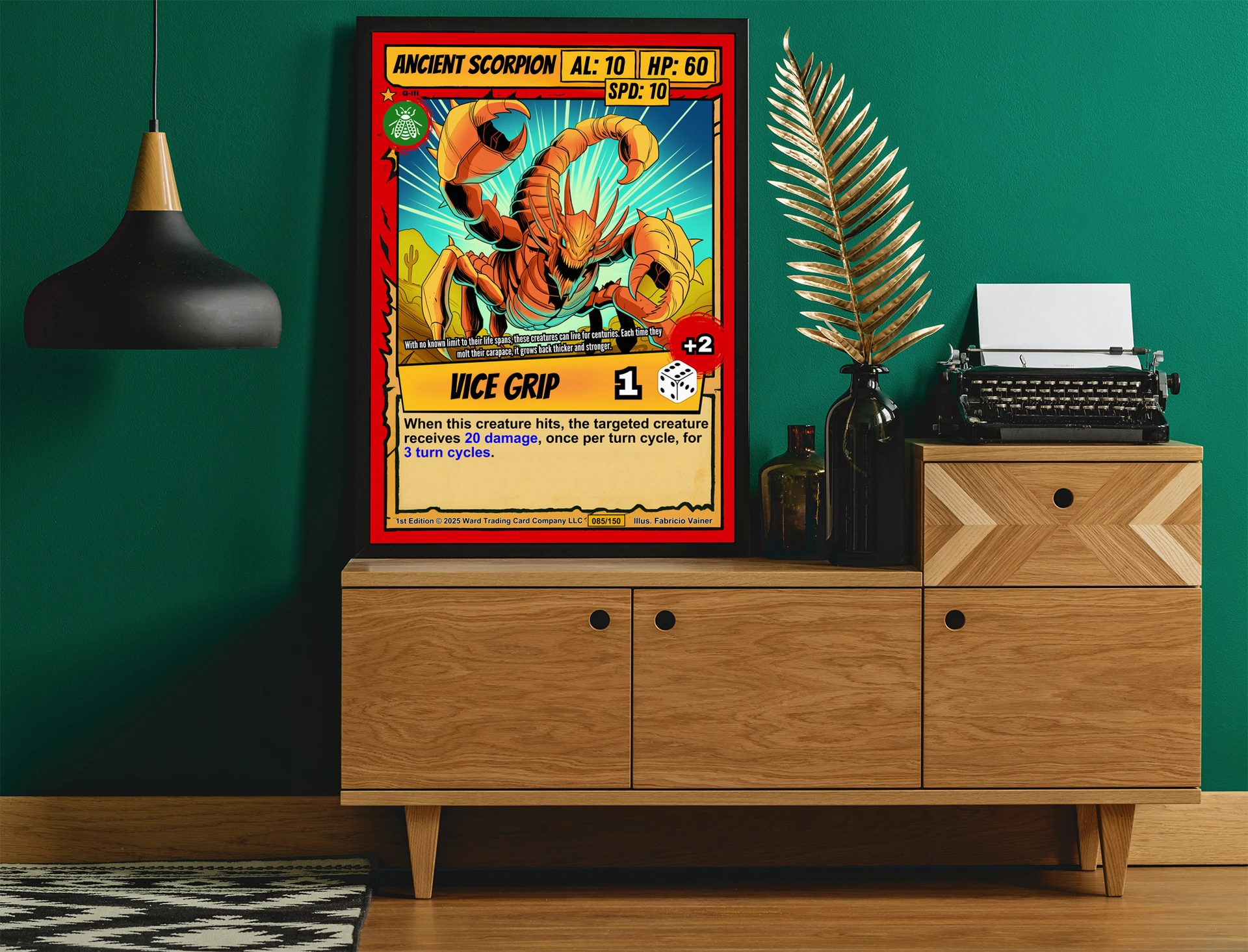 Ancient Scorpion Gallery Canvas Print from Ward TCG - Image 3