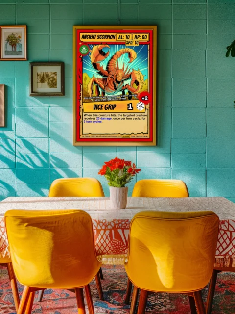 Ancient Scorpion Gallery Canvas Print from Ward TCG