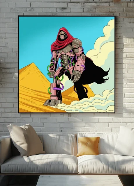 Ancient Sentinel Art Canvas Print from Ward TCG