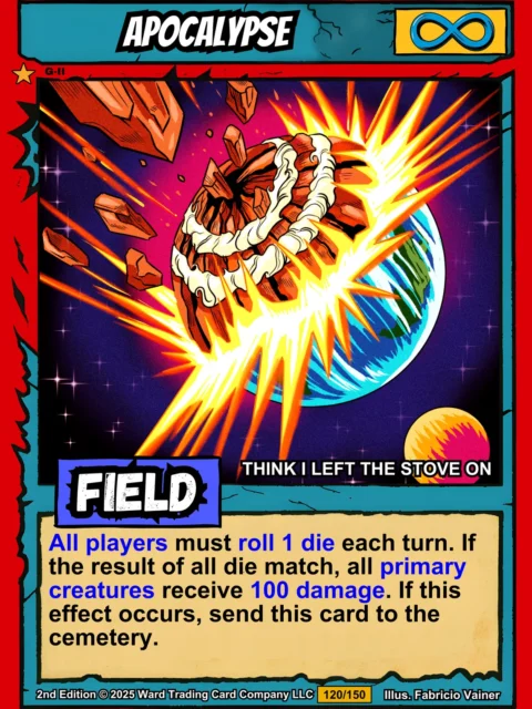 Alternative view of Apocalypse Fantasy Wall Art from Ward TCG