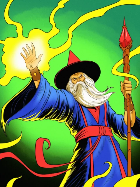 Alternative view of Arcane Power Art Gallery Canvas Print from Ward TCG