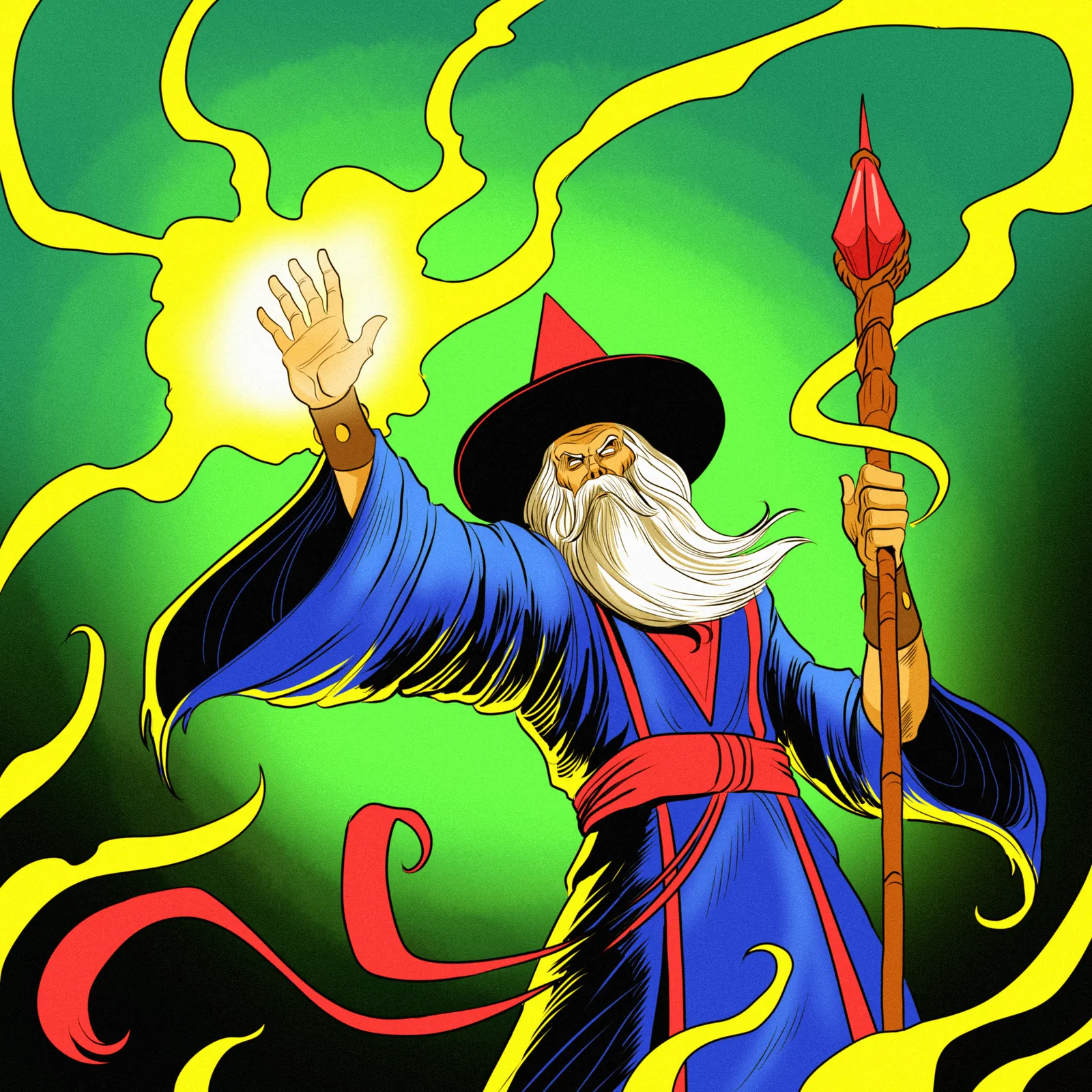 Arcane Power Art Gallery Canvas Print from Ward TCG - Image 2