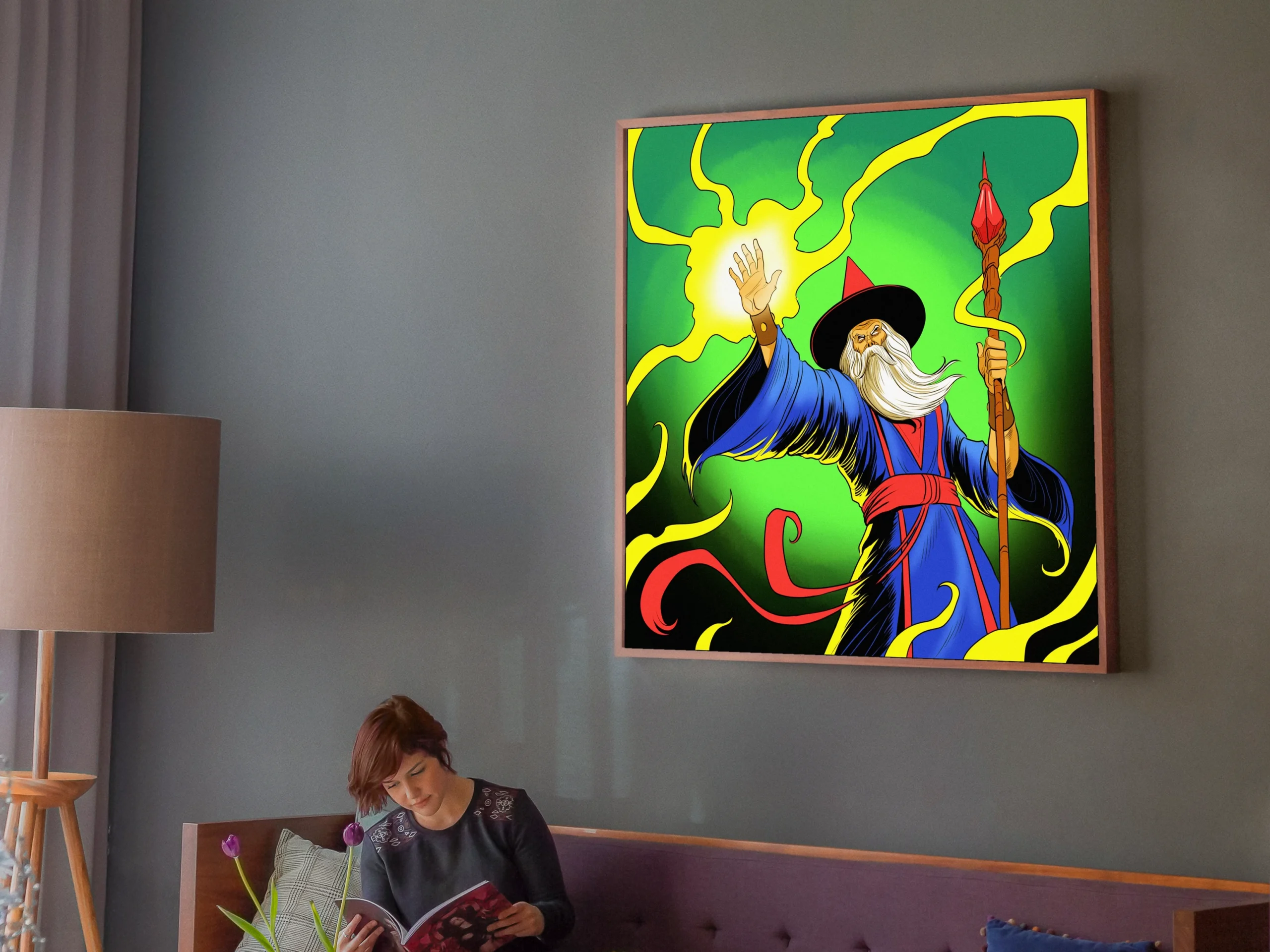 Arcane Power Art Gallery Canvas Print from Ward TCG - Image 3