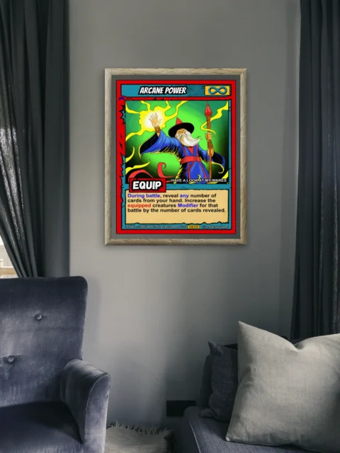 Arcane Power Fantasy Canvas Artwork from Ward TCG