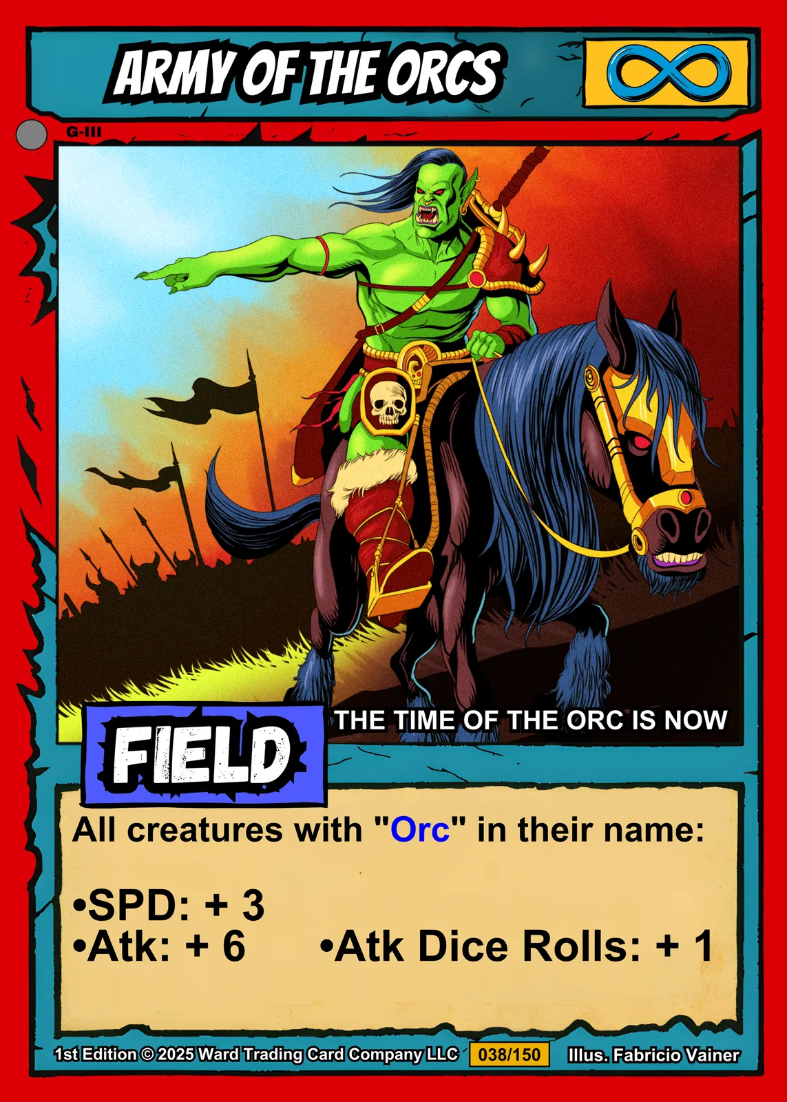 Army Of The Orcs Fantasy Wall Art from Ward TCG - Image 2