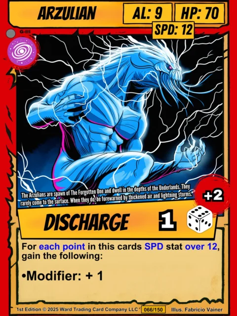 Alternative view of Arzulian Canvas Art Print from Ward TCG